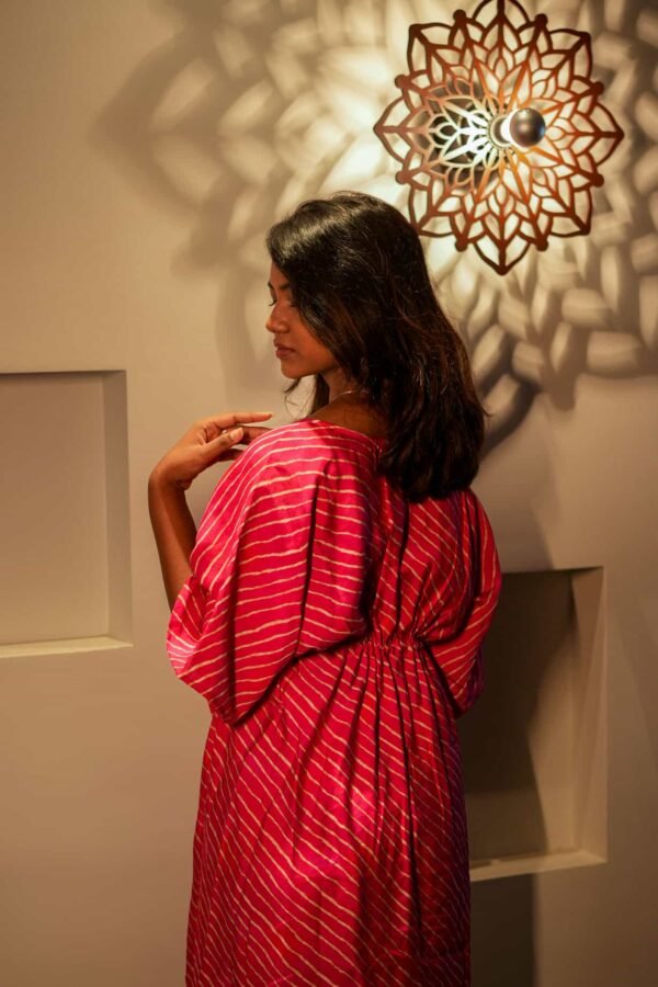 Rani pink muslin kaftan